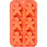 MagicHome Forma vánoce silikon perníček 29,5x17,5x2,7 cm 6 ks ST801890 – Sleviste.cz