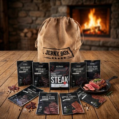 Meat Makers Jerkybox pytel sušený steak XL – Zboží Mobilmania