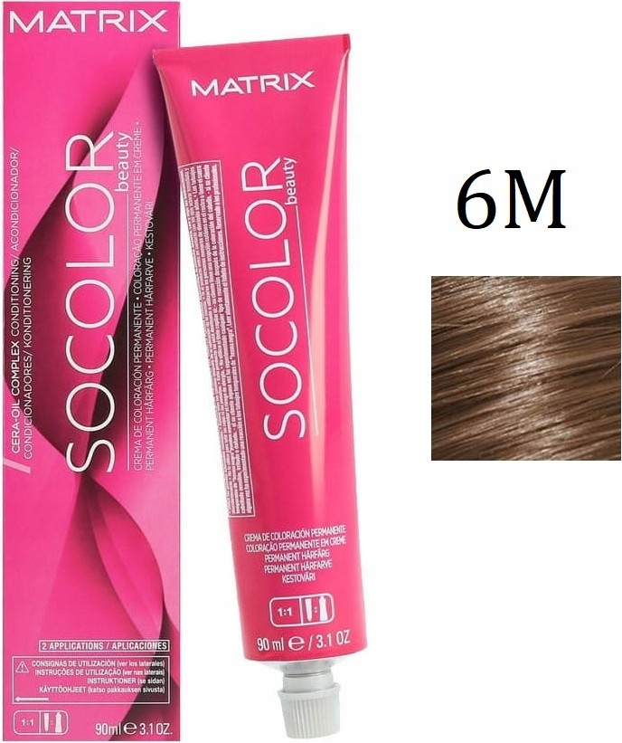 Matrix SoColor Pre-Bonded Color 6M Dark Blonde Mocha 90 ml