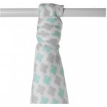 KIKKO Bambusová osuška XKKO BMB Scandinavian 90x100 cm Mint Cross – Hledejceny.cz