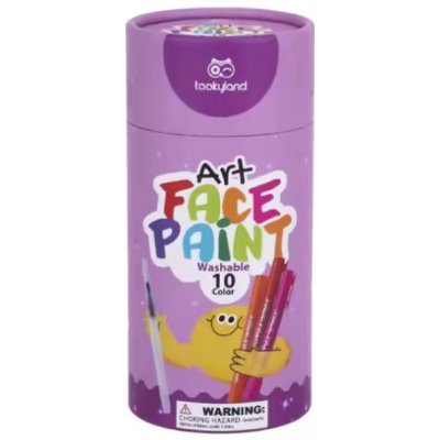TookyLand barvy na obličej 10 barev – Zboží Mobilmania