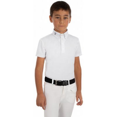 triko závodní Arsen EQUESTRO, chlapecké, bílé – Zboží Mobilmania