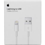 Apple ME291ZM/A iPhone Lightning Datový, 0,5m, bílý – Zboží Mobilmania