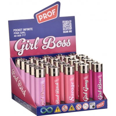 Prof Piezo BOX 25 ks PROF Flint Round Pink Girl – Hledejceny.cz
