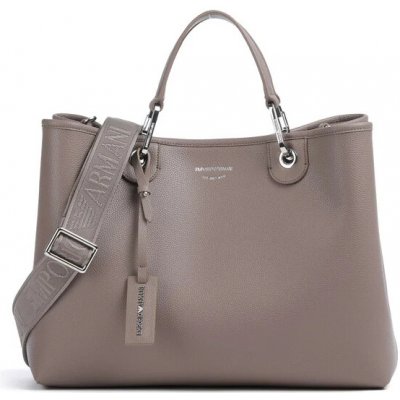 Emporio Armani velká kabelka s pouzdrem šedo béžová taupe – Hledejceny.cz