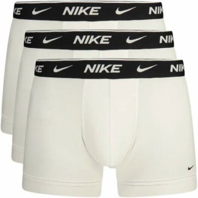 Nike 0000KE1008 Boxer 3 PACK bílé – Zboží Mobilmania