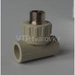 Wavin Ekoplastik PPR T-kus s kovovým závitem vnějším 25 x 1/2" x 25 mm, STKE02520X – Zbozi.Blesk.cz