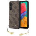 Pouzdro Guess 4G Charms na Samsung A54 5G hnědé – Sleviste.cz