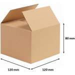 Klopová krabice - 3vrstvá, 126 x 126 x 90 mm, 1 ks – Zboží Živě