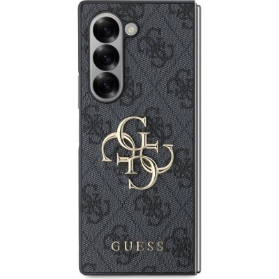 Guess PU 4G Metal Logo Samsung Galaxy Z Fold 6 Grey GUHCZFD64GMGGR – Zboží Mobilmania