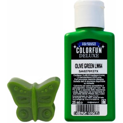 Colorfun barva do pryskyřice olivově zelená 25 ml – Hledejceny.cz