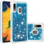 Pouzdro Glitter gelové Samsung Galaxy A30 / A20 - modré