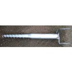 Zemní vrut se stavitelnou patkou typ U 80–170 mm, délka 1085 mm, žárově zinkovaný – Sleviste.cz