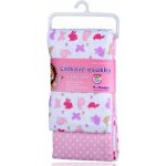 T-tomi Látkové osušky sada 2 ks Růžoví šneci – Sleviste.cz