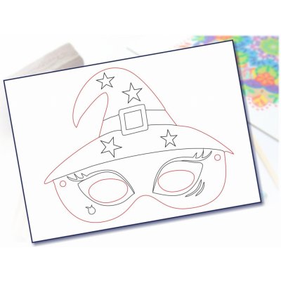 Radost v písku Maska na obličej vzor 13 – Zboží Dáma