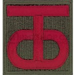 Nášivka: Divize pěší 90. – Zboží Dáma