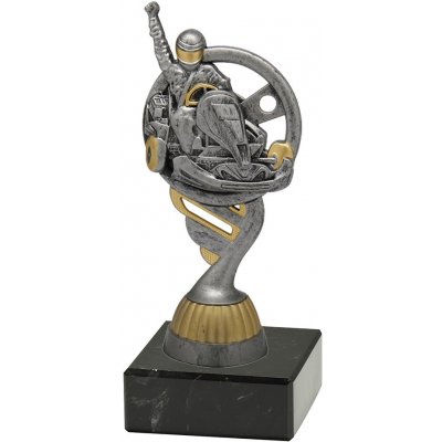 Soška - MOTOKÁRY - M/P413 Výška trofeje: Soška bronzová - výška 15cm – Zboží Mobilmania