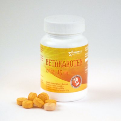 Nutricius Betakaroten Extra 15 mg 30 tablet – Hledejceny.cz