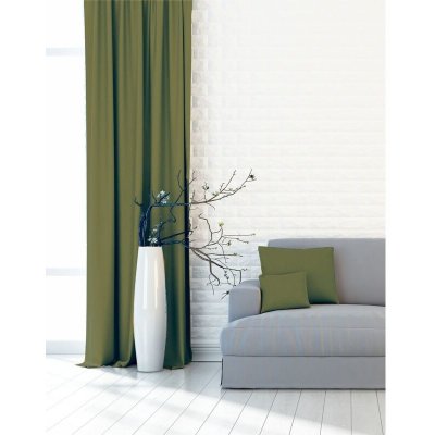 Zatemňovací dekorační závěs nebo látka, Blackout UNI 147, šedo zelená 150 cm – Zboží Mobilmania