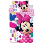 Jerry Fabrics povlečení Minnie růžové 100 x 135 cm 40 x 60 cm – Sleviste.cz
