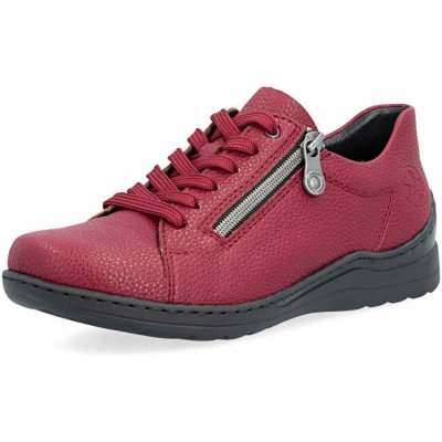 Rieker Dámské polobotky 48901 35 červená W6 – Zboží Mobilmania