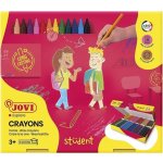 Voskovky Plasticolor JOVI 12 barev kulaté 300 ks – Zboží Dáma