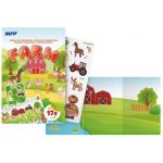 MFP 1032392 samolepková kniha farma 17 samolepek – Zboží Mobilmania