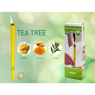 Hoxi Tělové svíčky tea tree – Zboží Dáma