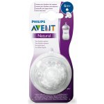 Philips Avent Dudlík NATURAL průsek Y na kaši 2 ks Bílá – Zboží Dáma