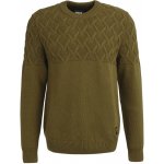 Barbour International Barbour International Cable Knitted Jumper Archive olive