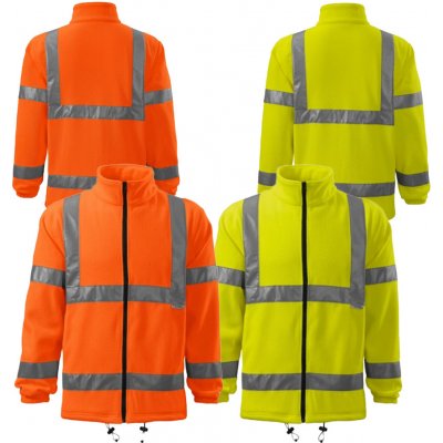 Rimeck HV Fleece jacket 5V1 Fleece unisex 98-reflexní oranžová – Zboží Dáma