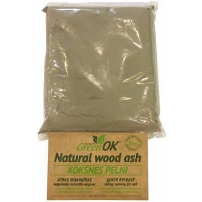 GreenOK Přírodní dřevěný popel 1 kg