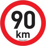 Samolepka 90km/h