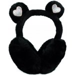 Plyšové klapky na uši Glitter teddy Černé – Hledejceny.cz