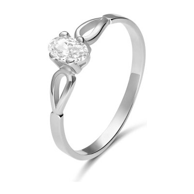 Couple prsten Elyra bílé zlato se zirkonem 585 68 1 0086.1B00.0.49.001 – Zboží Dáma