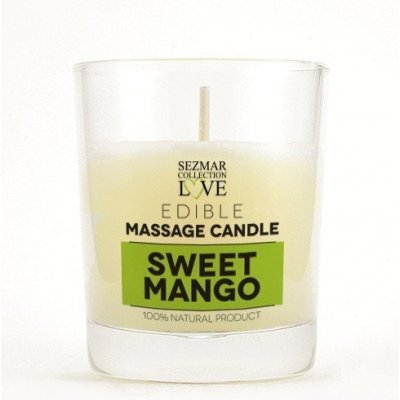 Sezmar Love Přírodní masážní svíčka mango 100 ml – Zboží Mobilmania