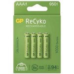 GP ReCyko AAA 950 mAh 4ks AB119GPN3AP4 – Zboží Živě