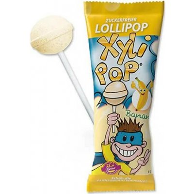 Miradent XyliPop lízátko se xylitolem banán 6 g – Hledejceny.cz