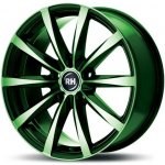 RH Gt Rad 11X19 5X130 ET65 green polished | Zboží Auto