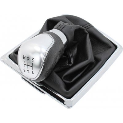 TSM Tuning Řadící páka Ford Focus II 2004 - 2007 s manžetou a chromovaným rámečkem, stříbrná | Zboží Auto