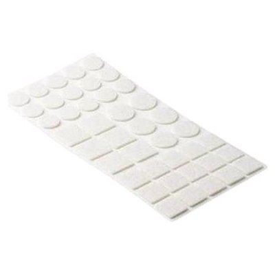 Walteco Sada filcových podložek, samolepící, bílá, 42 ks, 85069 – Zbozi.Blesk.cz