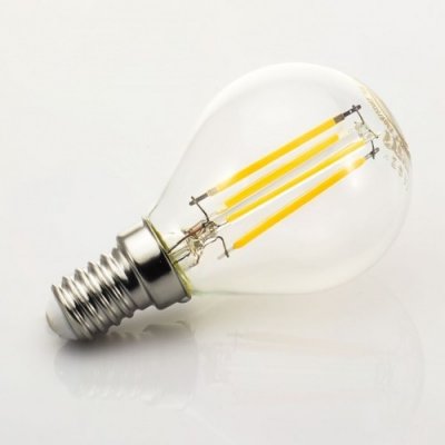 Tesla LED žárovka miniglobe FILAMENT RETRO E14, 4W, 230V,470lm,25 000h, 2700K teplá bílá, 360stčir – Zboží Mobilmania