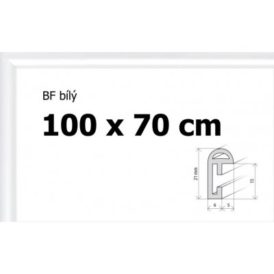 BFHM Plastový rám na puzzle 100x70cm bílý – Zboží Mobilmania