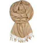 Roma dámská zimní šála s kašmírovým vzhledem světle béžová – Sleviste.cz