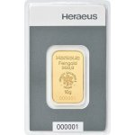 Heraeus zlatý slitek 10 g – Zboží Dáma