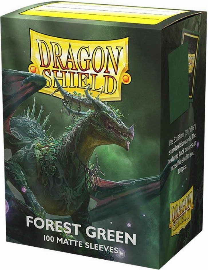 Dragon Shield standard Matte Forest Green obaly 100 ks