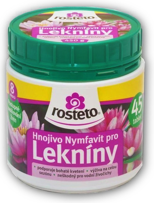 Rosteto Nymfavit hnojivo na lekníny 450 g od 89 Kč - Heureka.cz