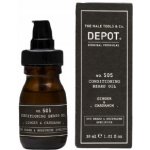 Depot NO.505 conditioning beard oil ginger & cardamom kůže a dřevo 30 ml – Zboží Mobilmania