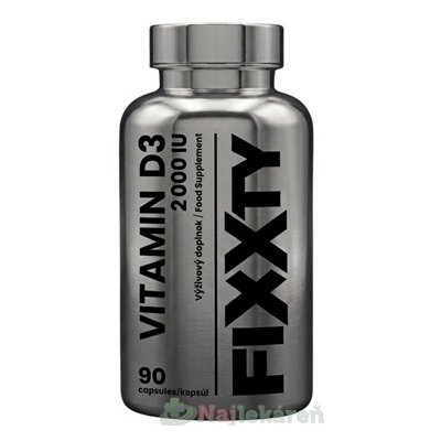 Fixxty Vitamin D3 2000 IU 90 kapslí – Hledejceny.cz