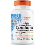 Doctor's Best High Absorption Curcumin C3 Complex + Bioperine 500 mg 120 kapslí – Hledejceny.cz